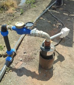 Water meter for monitoring water supply